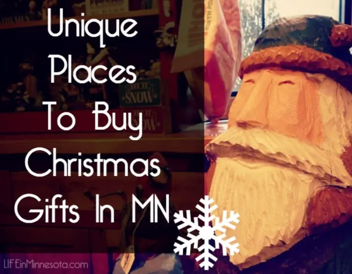 Unique Places To Buy Christmas Gifts In MN 2014 cover santa