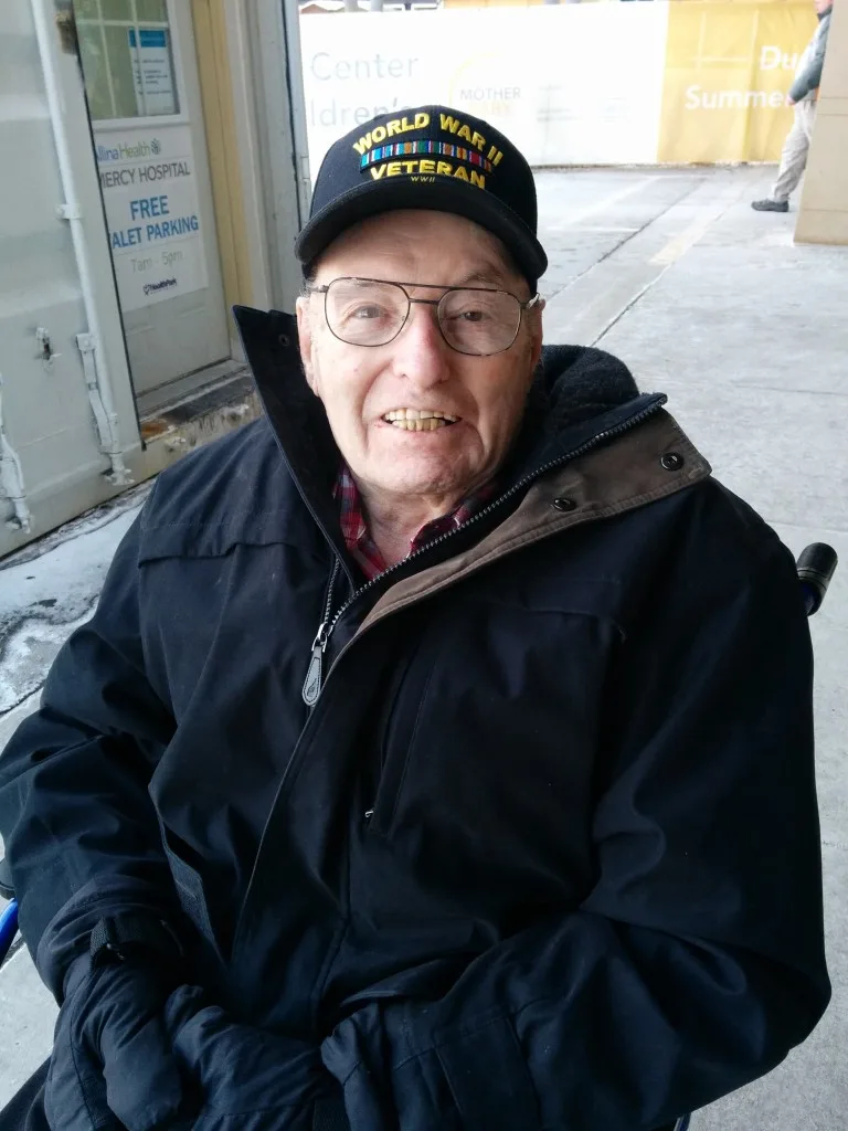 Ernie Crippen 2015 world war 2 vet mn interview