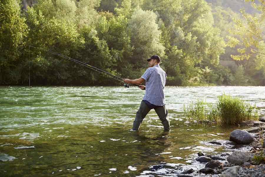 Fishing in Minnesota River