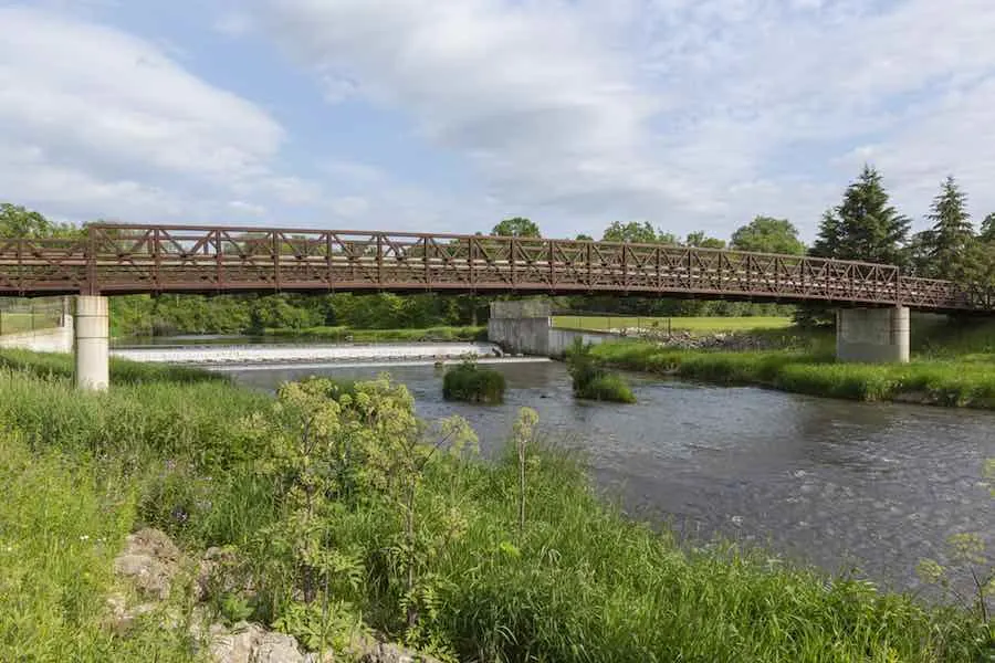 Bear Creek Bridge and Dam in Rochester MN