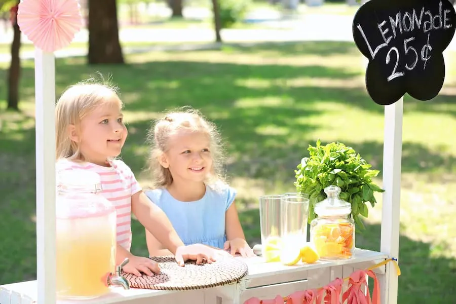 kids lemonade stand tips sales citywide mn