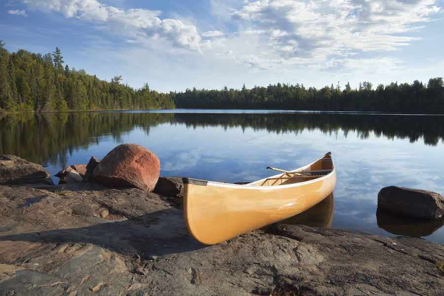 Canoe in Minnesota's BWCA