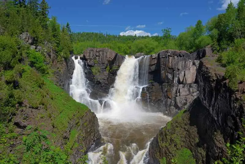 Things to do in Grand Portage Minnesota - High falls at Grand Portage <a href=