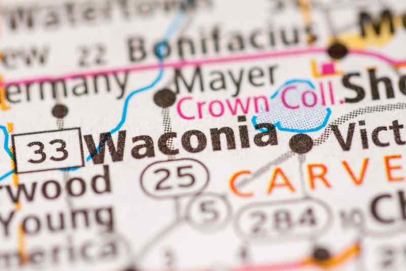 Things to do in Waconia MN - Map