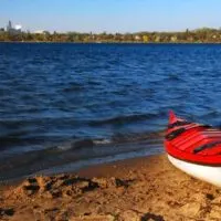 Kayak on MN lake