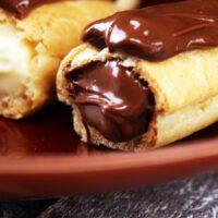 Chocolate filled pastry