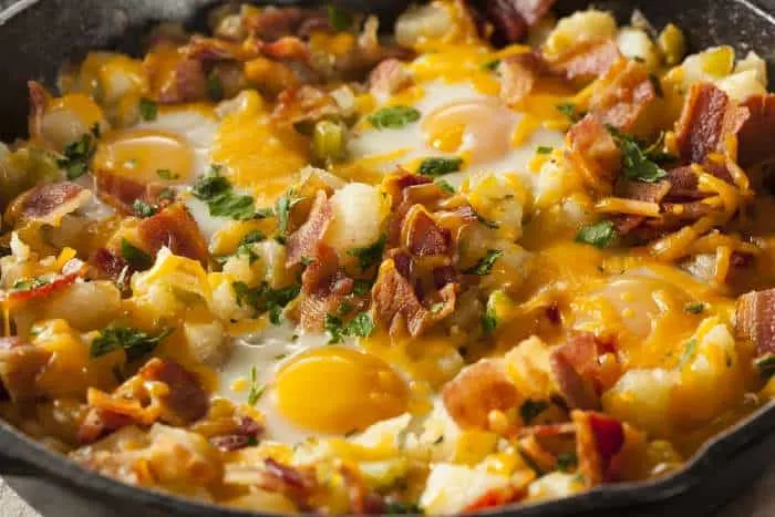 Egg skillet breakfast