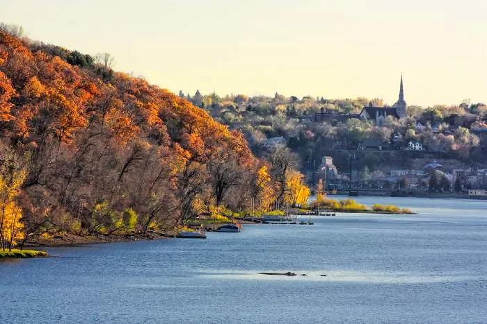In Autumn, the Bluffs Overlooking the St. Croix and Stillwater.