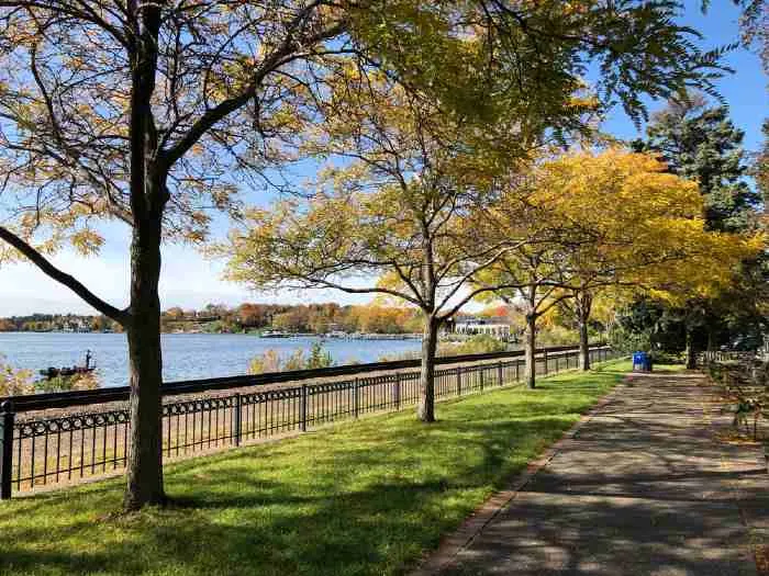 Minnetonka Lake with path along shoreline