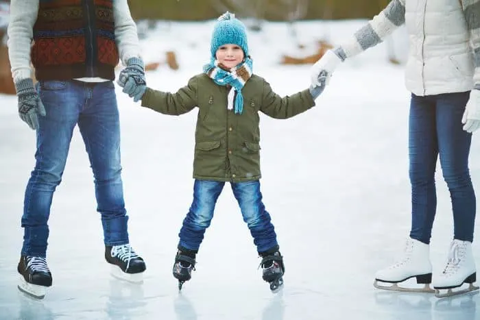 Lace-up those skates for some ice skating, one of the best things to do in St. Cloud, Minnesota