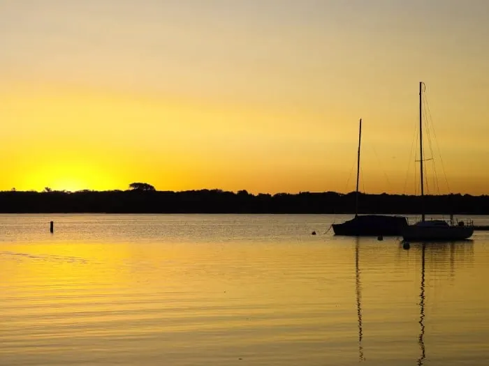 Sunrise on White Bear Lake, Minnesota