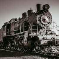 Old steam engine