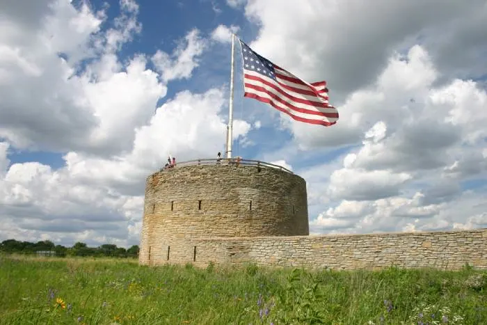 Fort Snelling on a sunny day