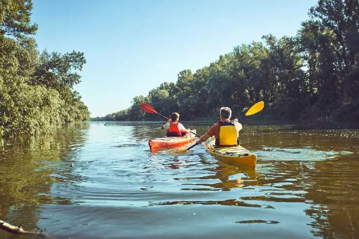 Enjoy a relaxing day of kayaking; one of the best things to do in Moorhead, Minnesota
