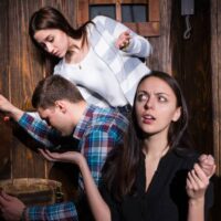 People in an escape room