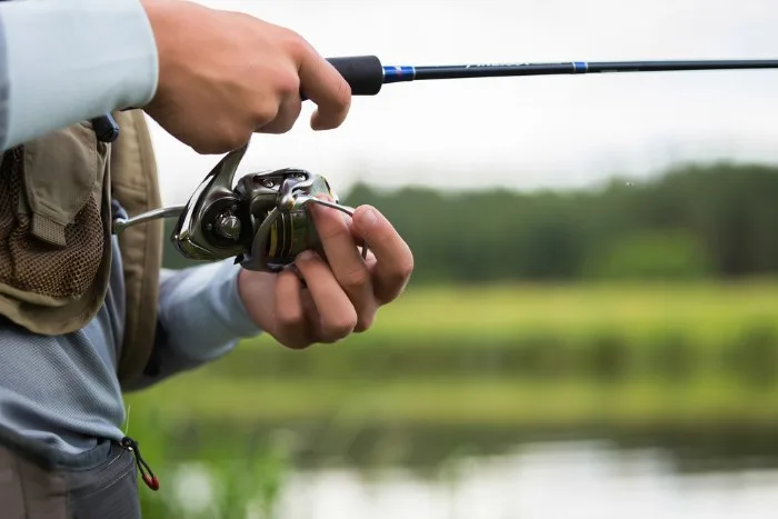 Enjoy a peaceful afternoon of fishing along the riverbank