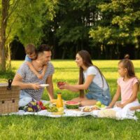 family picnic in park