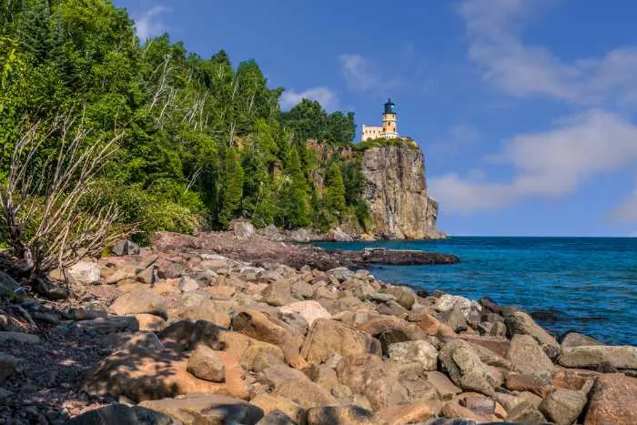 Split Rock Lighthouse on Lake Superior in Minnesota