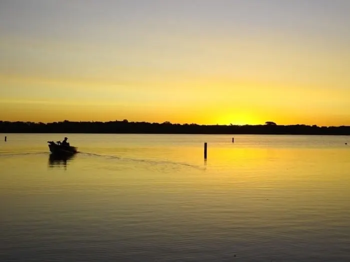 Sunrise on White Bear Lake, Minnesota
