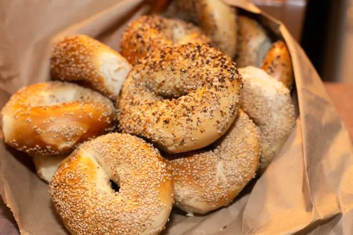 Fresh, warm bagels from one of the best bakeries in Minnesota