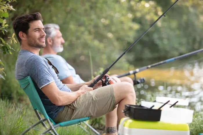 Enjoy some peace and quiet while fishing along the river at one of the best things to do in Sartell, Minnesota