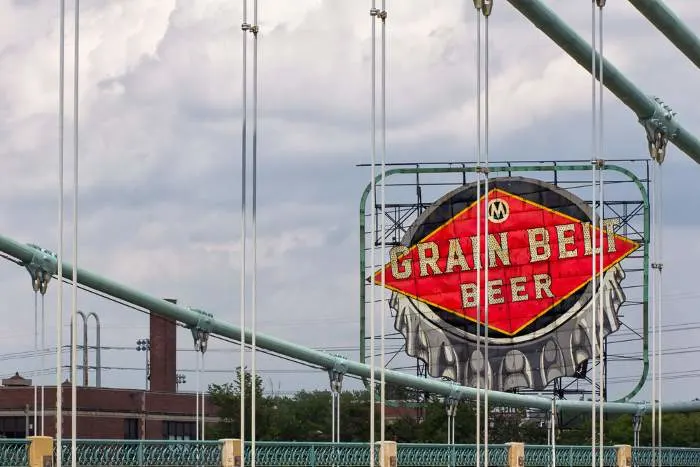Grain Belt Premium outdoor sign: A modern-day legend
