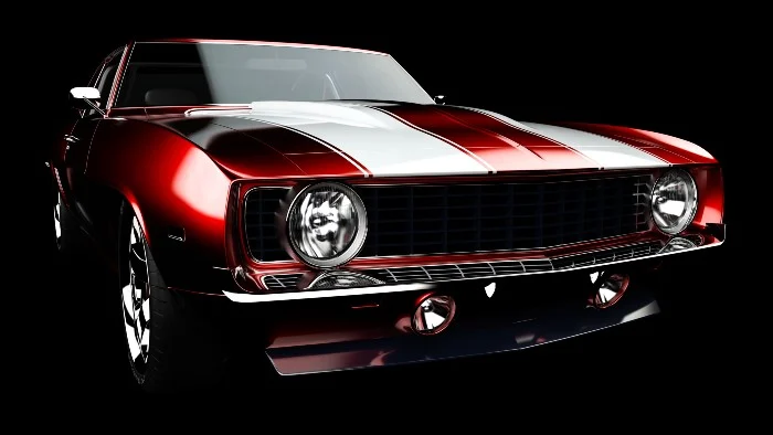 Vintage classic sport car