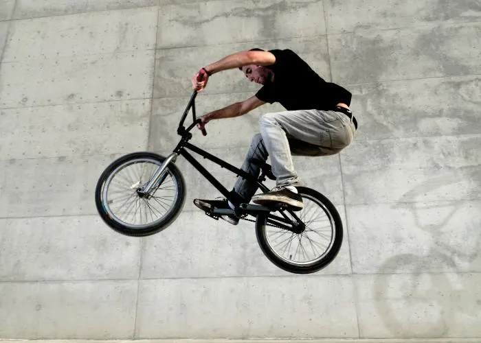 BMX bicycle riding; one of the most thrilling things to do in New Ulm, Minnesota
