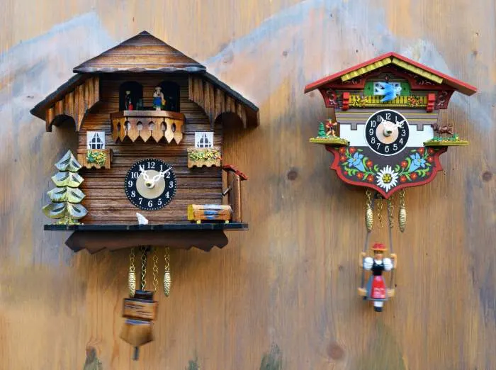 Authentic German cuckoo clocks