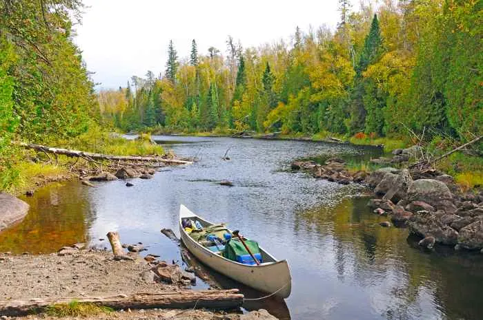 Mora Lake Portage in the Boundary Waters