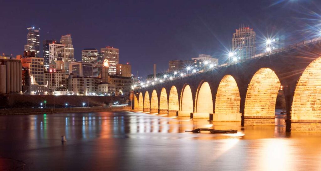 Saint Paul Minnesota Capital City Skyline 