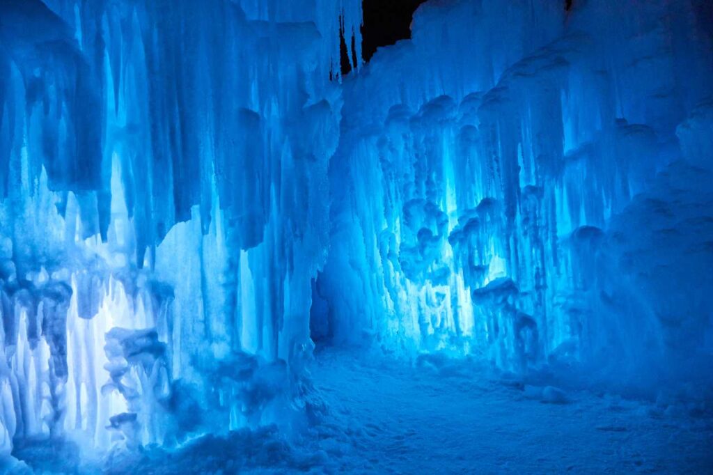 Explore ice caves in Minnesota