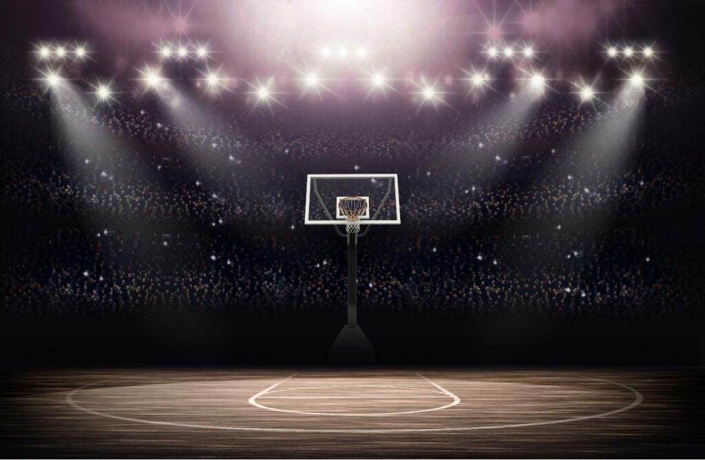 Basketball arena
