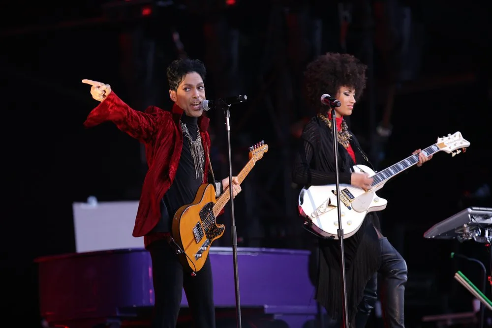  Prince in concert at the annual Sziget Festival in Budapest, Hungary, on Tuesday, August 9, 2011.