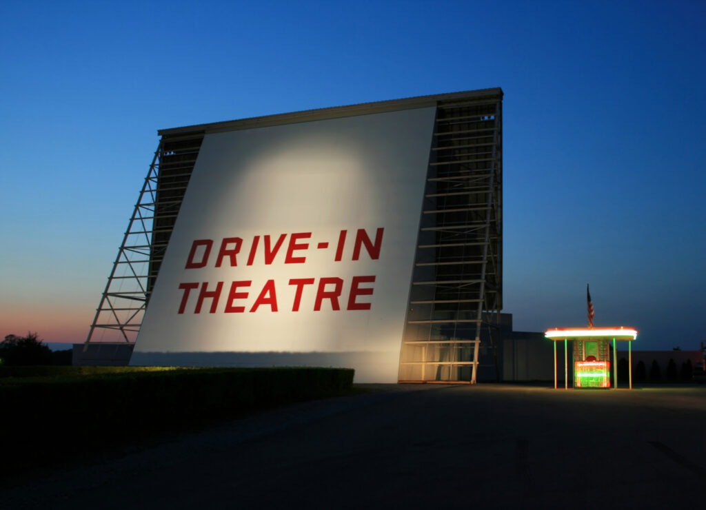 Drive in theatre.