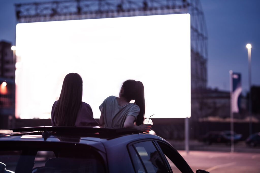 What looks like a drive in theater MN.