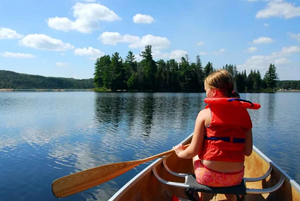 Canoeing in Minnesota with a Lifejacket