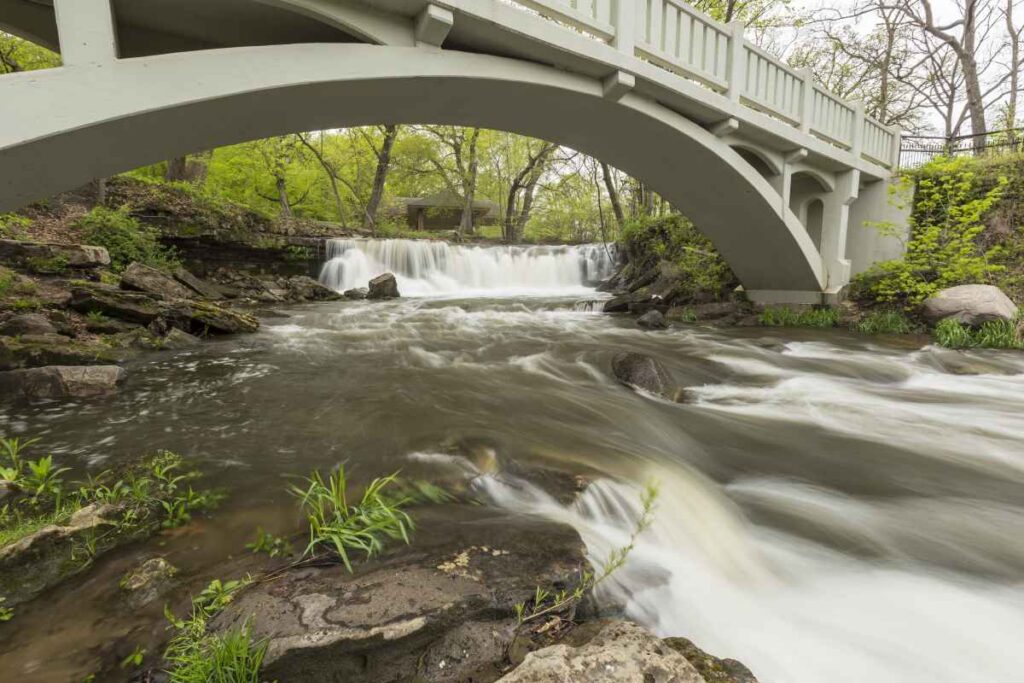 Waterfalls at the Minneopa State Park