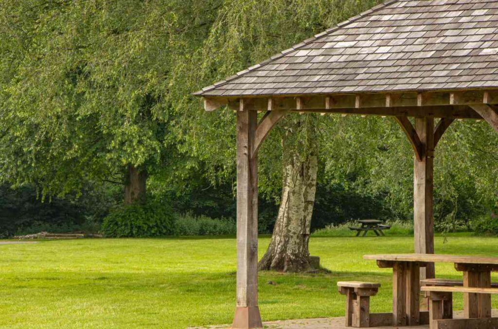 Picnic shelter at Wild River State Park