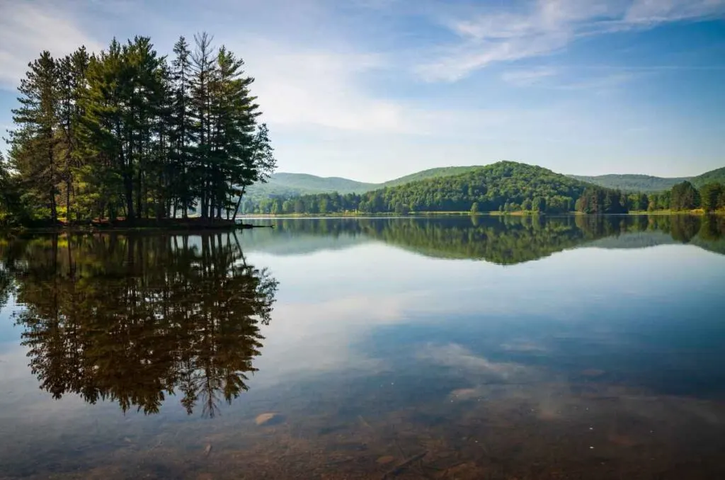 State park lake