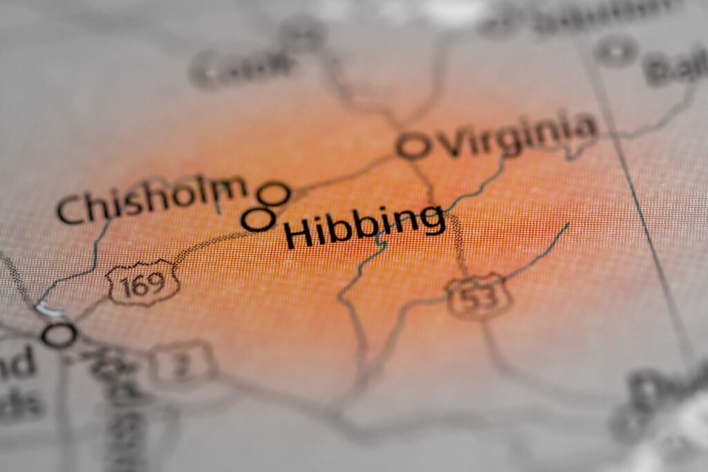 Hibbing on a man - makes you want to think of things to do in Hibbing, MN!