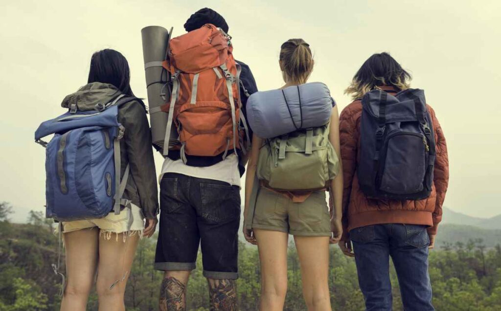 Backpacking at Lake Bronson State Park
