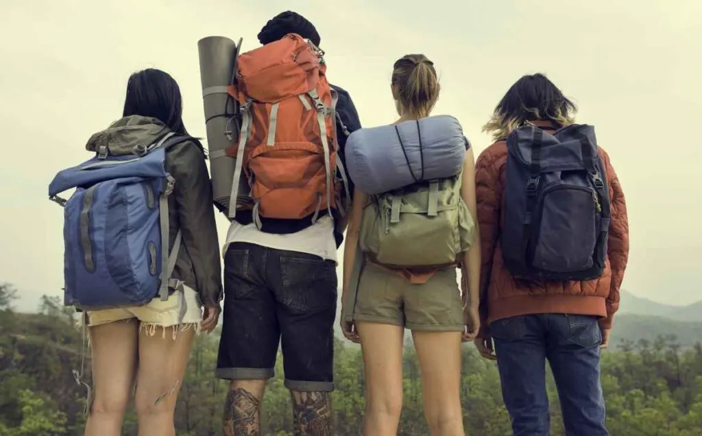 Backpacking at Lake Bronson State Park