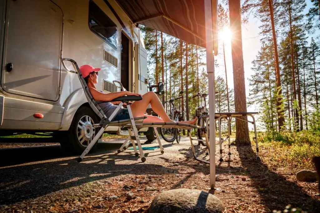 Drive-In Campsite at Split Rock Creek State Park