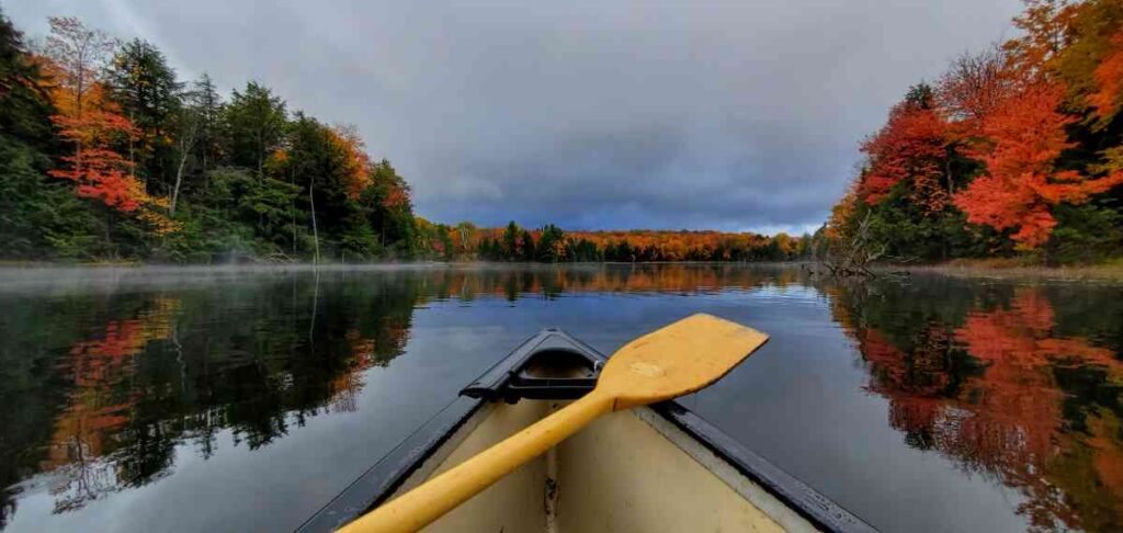 Hayes Lake State Park in the Fall
