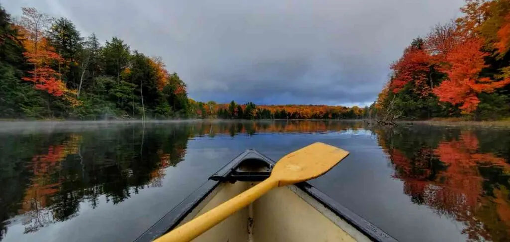 Hayes Lake State Park in the Fall