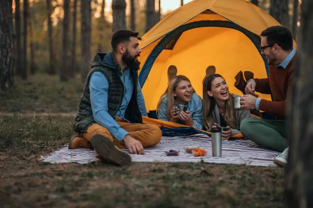 Tent Camping on Lake Bronson