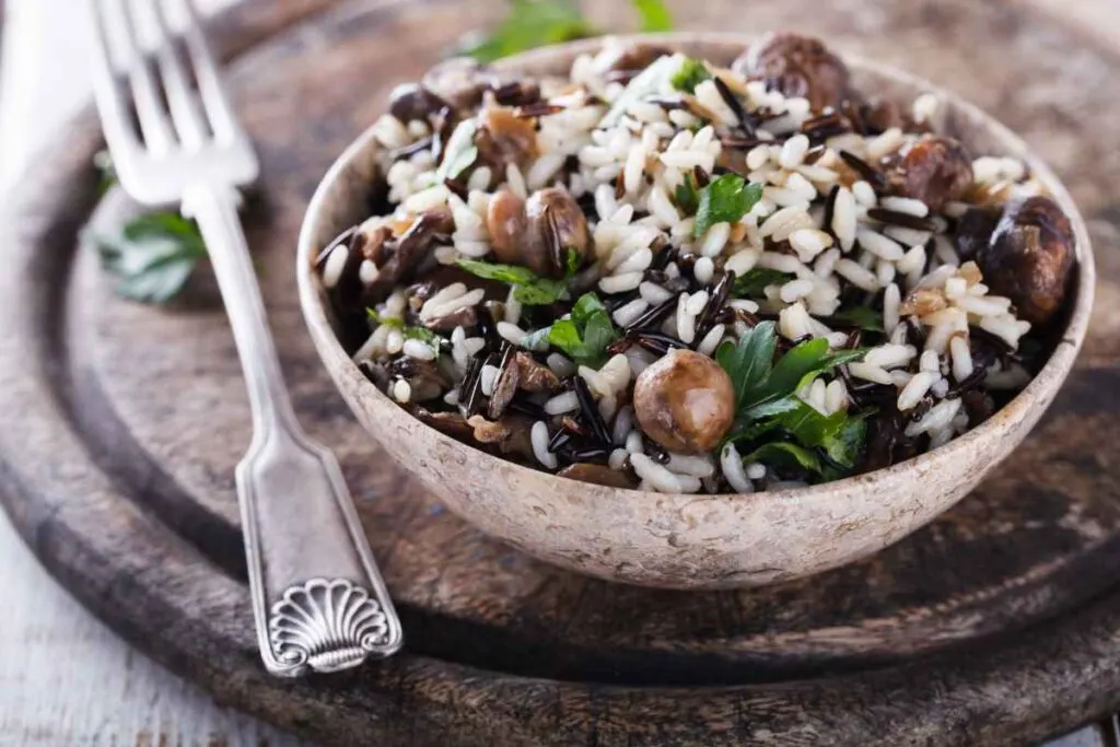 Wild Rice Dish at a Minnesota Restaraunt