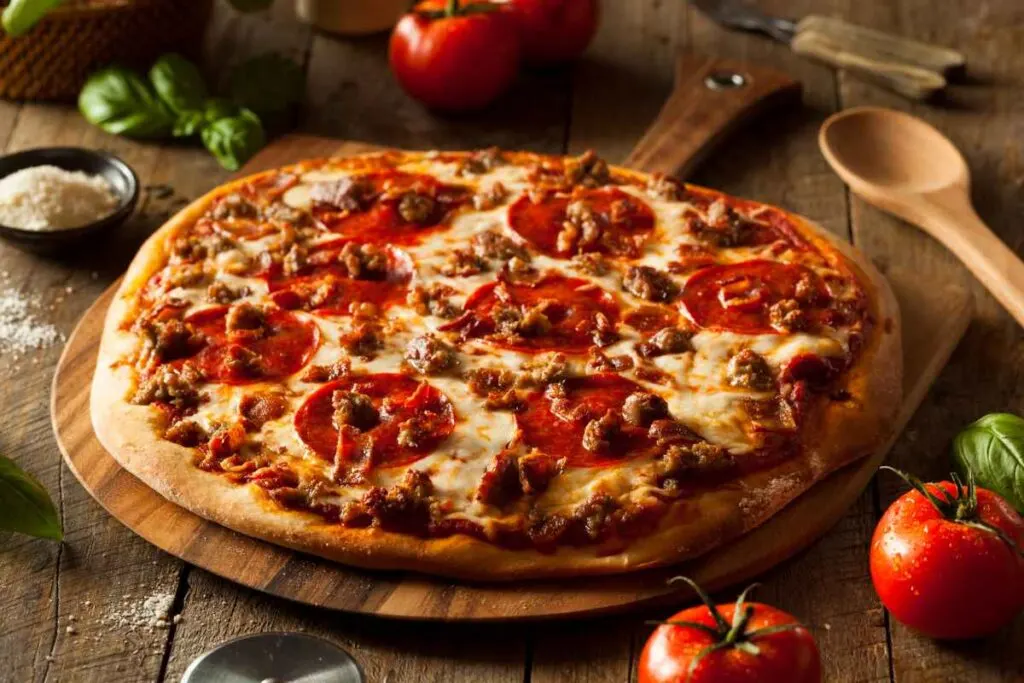 Pizza from a Small Town Restaurant in Minnesota