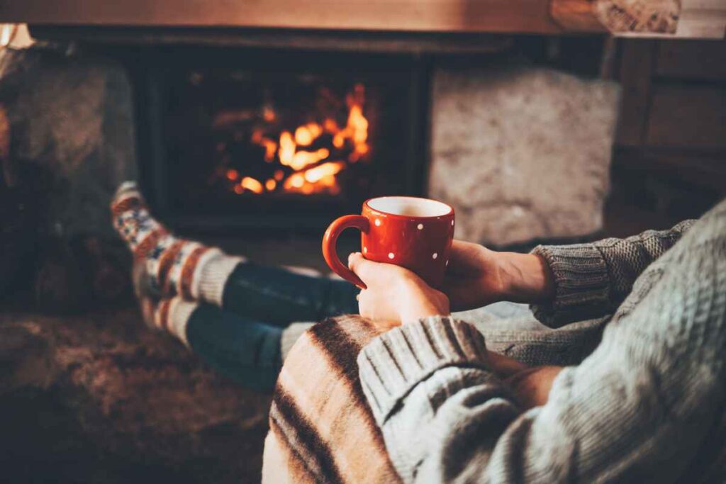 Lake Minnetonka VRBO Fireplace